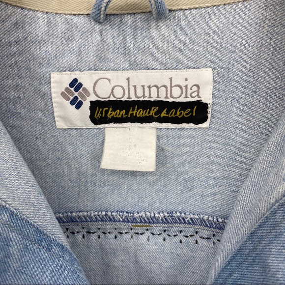 URBAN HAUTE LABEL 'ROCKSTA' Vintage Studded Rolling Stones Denim Trucker Jacket - Picture 12 of 16